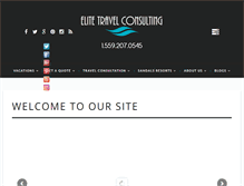 Tablet Screenshot of elitetravelconsulting.com